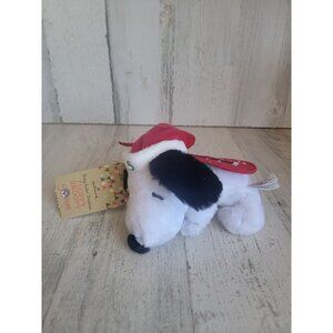 Hallmark floppy Snoopy Mary rocking Christmas plush Xmas